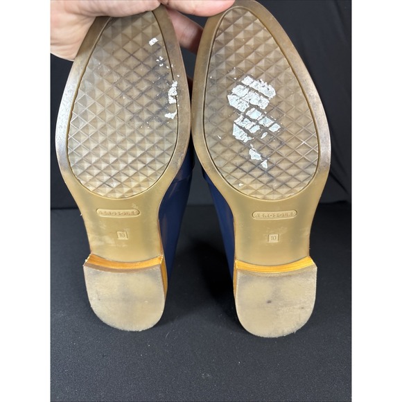 Aerosoles Women's Eden Patent Lather Loafer, Navy, Size 10 - Picture 7 of 8